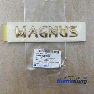 Chữ Magnus Dán Cốp Hậu Daewoo Magnus – Phụ Tùng Chính Hãng