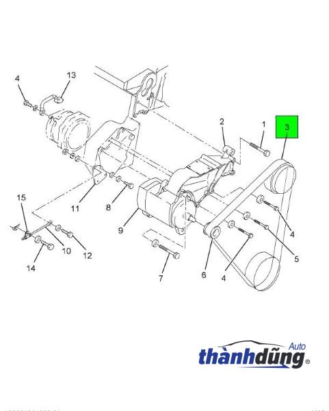 DÂY CUROA TỔNG NISSAN XTRAIL | 117201VA0A - Ảnh 4