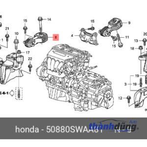CHÂN MÁY PHẢI MAZDA BT50 2007-2011 | UR5839040B - Ảnh 2
