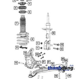 CHỤP BỤI GIẢM XÓC XE FORD ECOSPORT 2016 | F4B55349AA - Ảnh 5