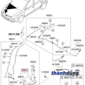 BÌNH NƯỚC PHỤ DAEWOO MAGNUS 2000-2006 | 96417877 - Ảnh 4