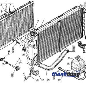 Alternative view of KÉT NƯỚC XE ISUZU HILANDER 2.5L | 8943688310