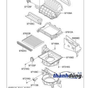 QUẠT GIÓ ĐIỀU HÒA HYUNDAI SANTAFE 2012-2015 | 971131U000 - Ảnh 3