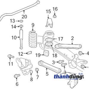 CÀNG I KIA CARNIVAL 2004-2010 | 0K55234350B - Ảnh 5