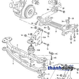 Alternative view of CHÂN MÁY HỘP SỐ FORD ECOSPORT 2013-2018 | CN157M121BB