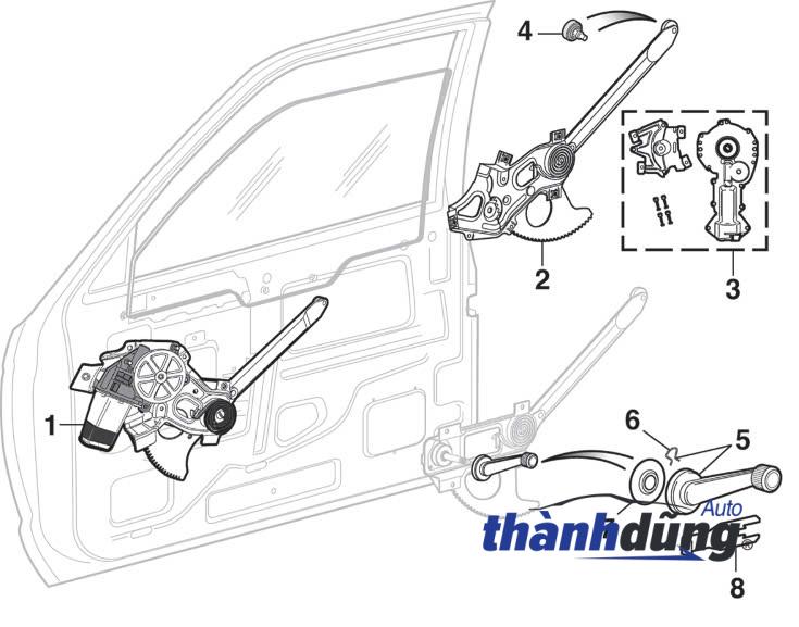 MÔ TƠ LÊN KÍNH TRƯỚC PHẢI DAEWOO MANGUS | 96327988 - Ảnh 4