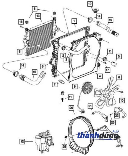 MÔ TƠ QUẠT KÉT NƯỚC HYUNDAI GETZ 2006 | 253861C160 - Ảnh 4