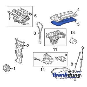 GIOĂNG DÀN CÒ KIA CARENS 2012 | 224412B000 - Ảnh 5