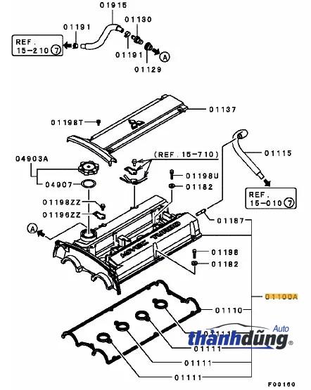 NẮP DÀN CÒ TOYOTA RAV4 | 112010V040 - Ảnh 4