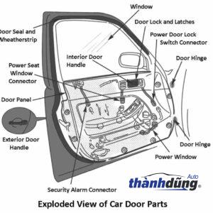 TAY MỞ CỬA TRONG DAEWOO LACETTI 2009-2011 | 95022965 - Ảnh 4