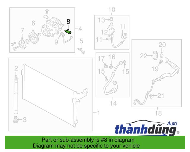 LỐC LẠNH FORD FOCUS 2005-2011 | 6M5H19D629AB - Ảnh 5