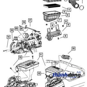 LỌC GIÓ ĐỘNG CƠ HYUNDAI HD65 2003 | 2813045020 - Ảnh 5