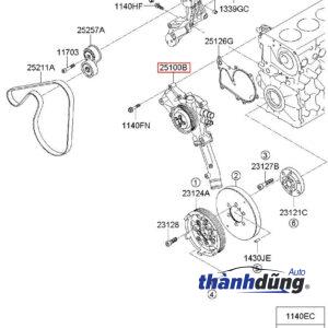 DÂY CUROA TỔNG KIA OPTIMA 6PK2124 2011-2015 | 252122G760 - Ảnh 5