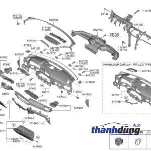 ỐP CỬA GIÓ ĐIỀU HÒA KIA BONGO 3 | 847604E000 - Ảnh 4