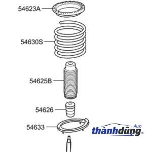 TĂM BÔNG PHUỘC NHÚN XE CHEVROLET CAPTIVA 2007 | 96626412 - Ảnh 4