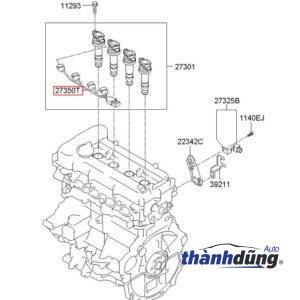Alternative view of DÂY ĐIỆN MOBIN KIA RIO 2012-2016 | 273502B000