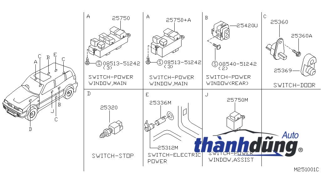 CÔNG TẮC LÊN KÍNH HYUNDAI I10 GRAND 2015 | 93570B40104X - Ảnh 5