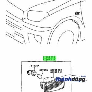 XI NHAN GƯƠNG TOYOTA VIOS 2014-2018 | 8174052050 - Ảnh 5