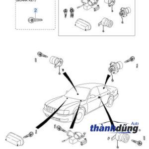 KHÓA ĐỀ HYUNDAI HD72 2003 | 931105HA00 - Ảnh 2