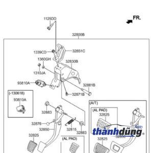 CÔNG TẮC CHÂN CÔN HYUNDAI PORTER 2 2004-2016 | 938404F110 - Ảnh 3