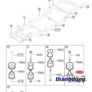 CAO SU CHÂN CABIN KIA K190 | 0K61A39940A - Ảnh 2