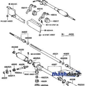 PHỚT THƯỚC LÁI HYUNDAI PORTER H100 2006 | 577904FA00 - Ảnh 3