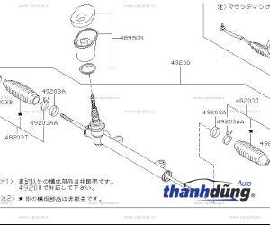 PHỚT THƯỚC LÁI HYUNDAI PORTER H100 2006 | 577904FA00 - Ảnh 2