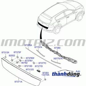 ỐP MẠ CẢN SAU HYUNDAI SANTAFE 2021-2024 | 86671S1600 - Ảnh 3