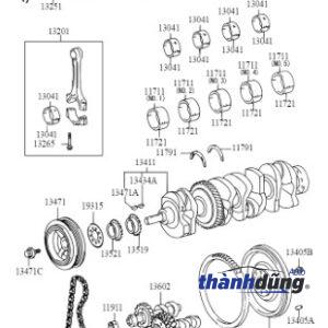 TRỤC CÂN BẰNG ĐỐI TRỌNG KIA SEDONA | 233002G411 - Ảnh 2