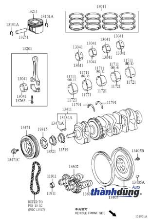 TRỤC CÂN BẰNG ĐỐI TRỌNG KIA SEDONA | 233002G411 - Ảnh 2