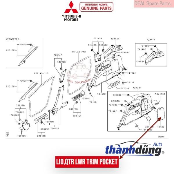 NẮP ĐỂ ĐỒ CỐP PHỤ HYUNDAI HD65 | 847255H000 - Ảnh 3