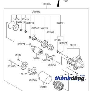GIÁ BẮT CHỔI THAN ĐỀ XE TOYOTA HIACE 2013 | 281400L180 - Ảnh 2