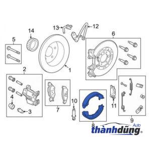 MÂM DỪNG PHANH KIA BONGO 3 2006 | 583104E000 - Ảnh 5