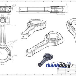BẠC BIÊN BẠC BALIE FORD FIESTA 2010-2016 | 96MM6337AF - Ảnh 3