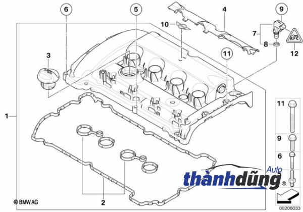 NẮP TRANG TRÍ MẶT MÁY FORD RANGER 2023-2026 | MB3Z6A949D - Ảnh 2