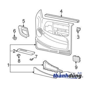 TÁP LY CÁNH CỬA HYUNDAI PORTER HD150 | 823064F010ES - Ảnh 3