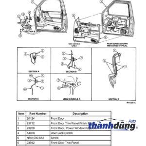 TÁP LY CÁNH CỬA HYUNDAI PORTER HD150 | 823064F010ES - Ảnh 2