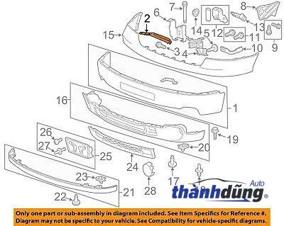 XƯƠNG ĐỠ CẢN TRƯỚC XE VOLVO X60 | 32246765 - Ảnh 4