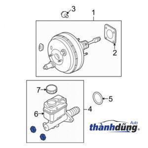 Alternative view of CUPPEN PHANH TRƯỚC MAZDA 3 2016 | B4Y03326Z