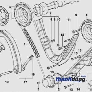 BÚA TĂNG XÍCH CAM HYUNDAI I10 2009-2016 | 2441003000 - Ảnh 4