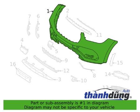 LƯỚI CẢN TRƯỚC TOYOTA FORTUNER 2011-2015 | 531120K080 - Ảnh 2
