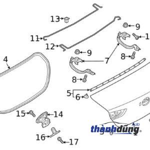 THANH XOẮN MỞ CỐP KIA CERATO 2020 | 79283A7020 - Ảnh 2