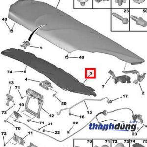 CHỐNG NÓNG CAPO TOYOTA HIGHLANDER 2007-2013 | 5334148071 - Ảnh 5
