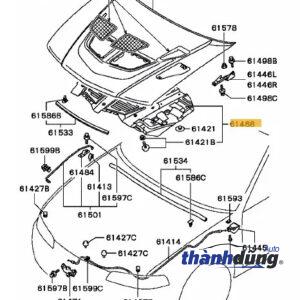 CHỐNG NÓNG CAPO TOYOTA HIGHLANDER 2007-2013 | 5334148071 - Ảnh 4