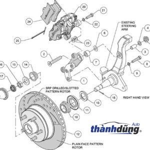 ĐĨA PHANH SAU KIA CARENS | 58411A4000 - Ảnh 5