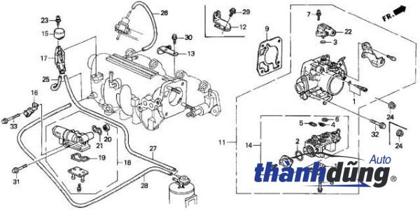 CẢM BIẾN CỔ HÚT MAP ISUZU DMAX | 8980094180 - Ảnh 5