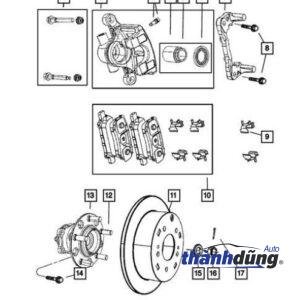 CỤM PHANH SAU FORD TRANSIT | JC192K328AA - Ảnh 4