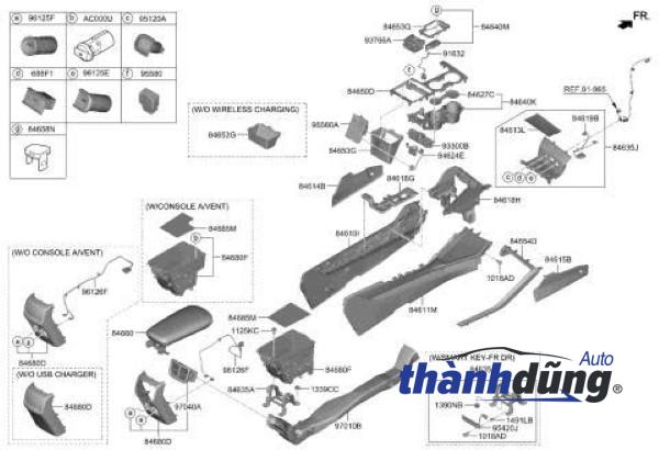 CÔNG TẮC SƯỞI GHẾ HYUNDAI SANTAFE | 933102W3154X - Ảnh 5