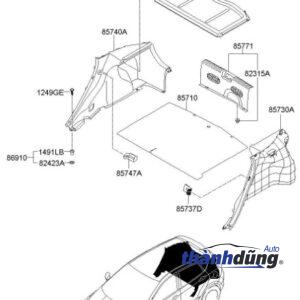 GIÁ ĐỂ ĐỒ CỐP HẬU HYUNDAI I20 | 85910C7000TRY - Ảnh 4